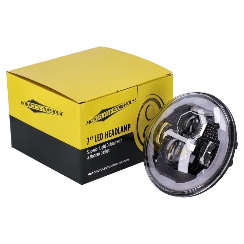 Strålkastare MCS Bright 7" LED svart universal