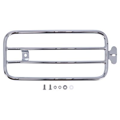 Pakethållare solosadel MCS 7" krom FLSL Slim 107. With solo seat