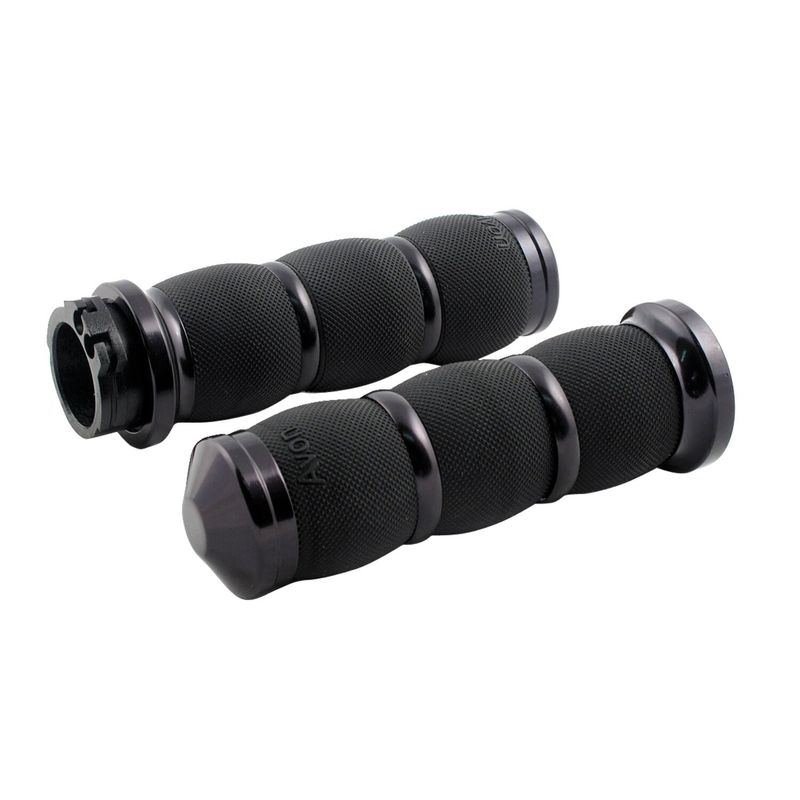 Handtag luftkudde Avon Grips svart anodiserad 96-22 AIR-90-ANO