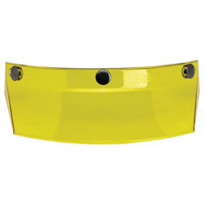 Skärm hjälm Biltwell Moto gul transparent