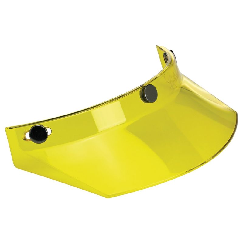 Skärm hjälm Biltwell Moto gul transparent