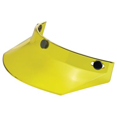 Skärm hjälm Biltwell Moto gul transparent