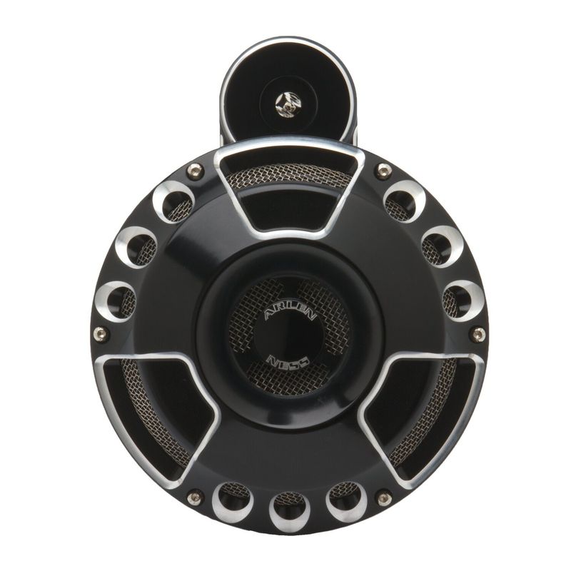 Signalhorn Arlen Ness Deep CC billet svart universal