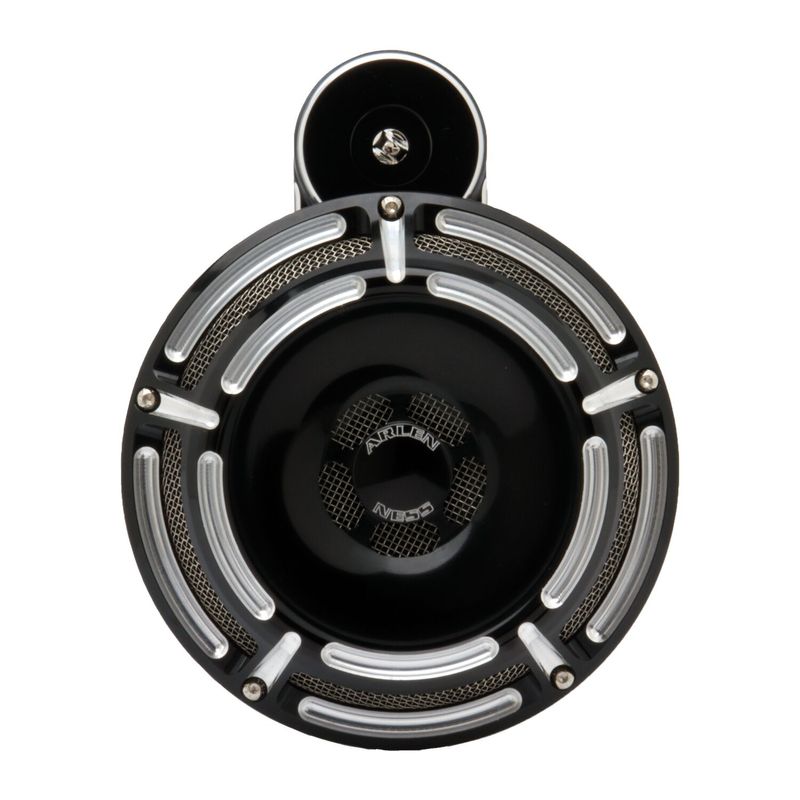 Signalhorn Arlen Ness Slot CC billet svart universal