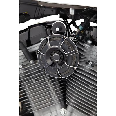 Signalhorn Arlen Ness Beveled CC billet svart XL Sportster 92-22