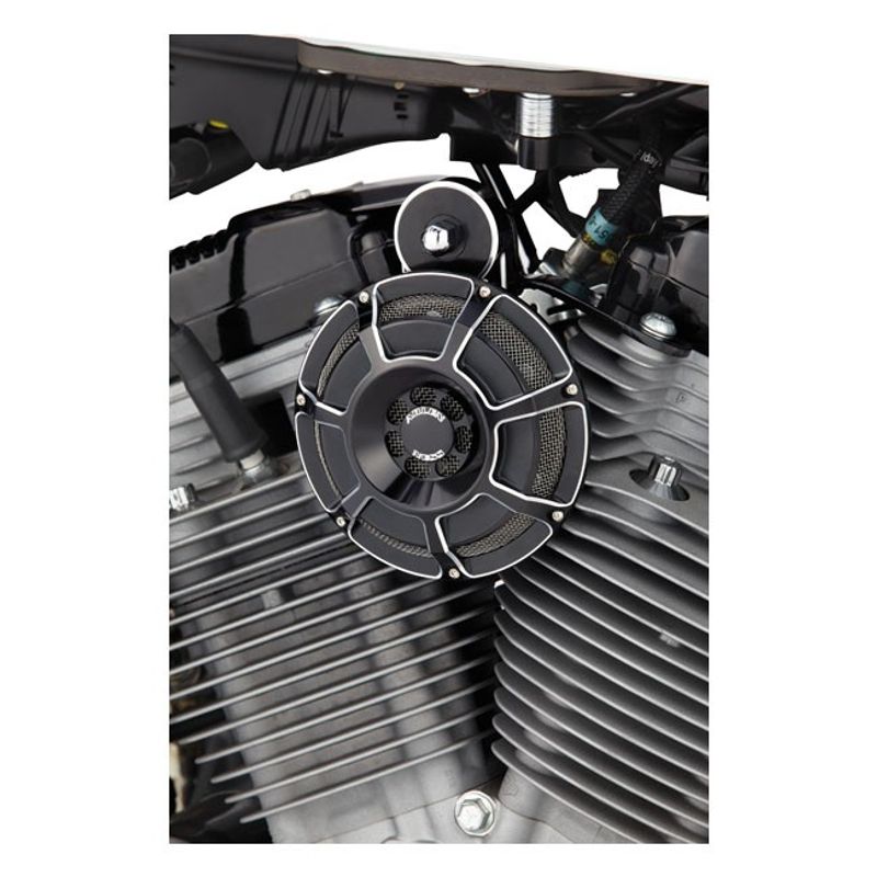 Signalhorn Arlen Ness Beveled CC billet svart XL Sportster 92-22
