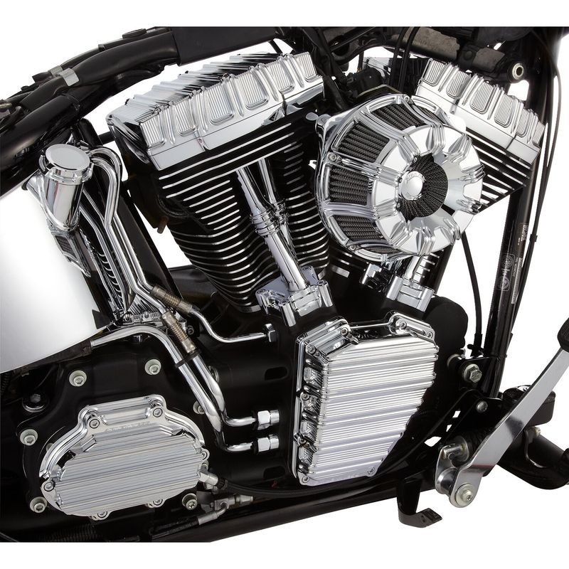 Kåpa Arlen Ness 10-Gauge Rocker krom smidd Twin Cam 99-17
