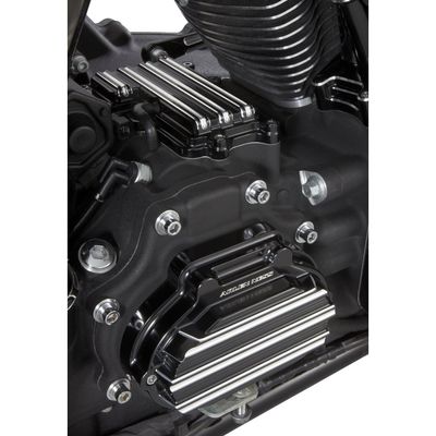 Kåpa växellåda Arlen Ness 10-Gauge blank svart Softail 07-17