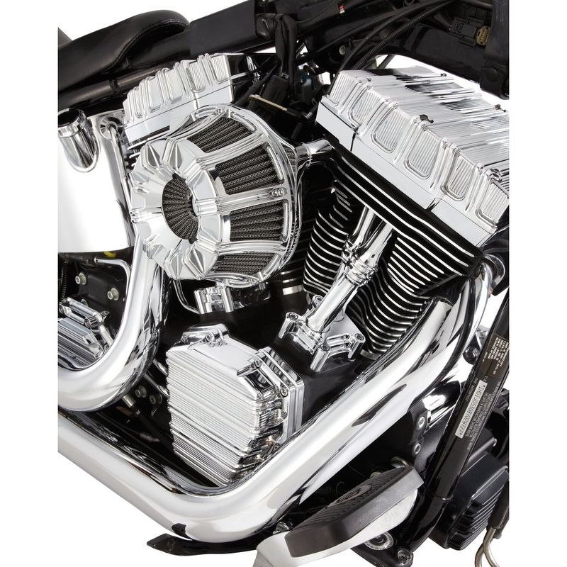 Kamkåpa Arlen Ness 10-Gauge Twin Cam 01-17 krom