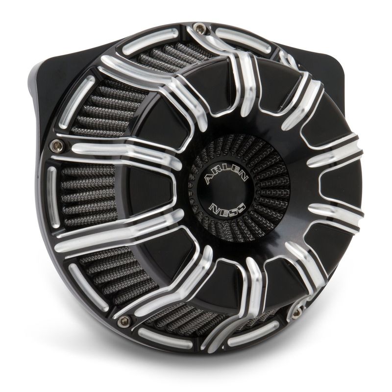 Luftfiltersats Arlen Ness 10-GAUGE CC svart Softail 18-24