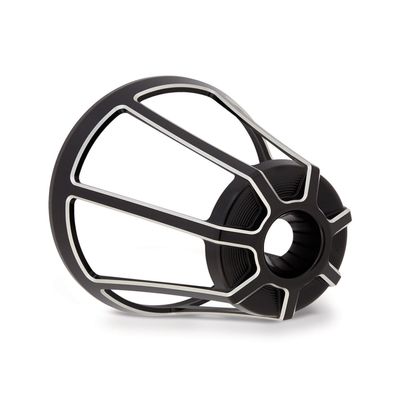 Kåpa filter Arlen Ness Monster Sucker 90 Beveled svart anodiserad