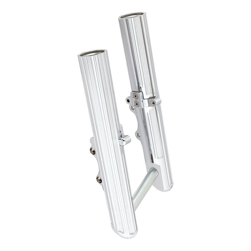 Framgaffel Arlen Ness 10-Gauge dubbel krom FLT/Touring 14-16