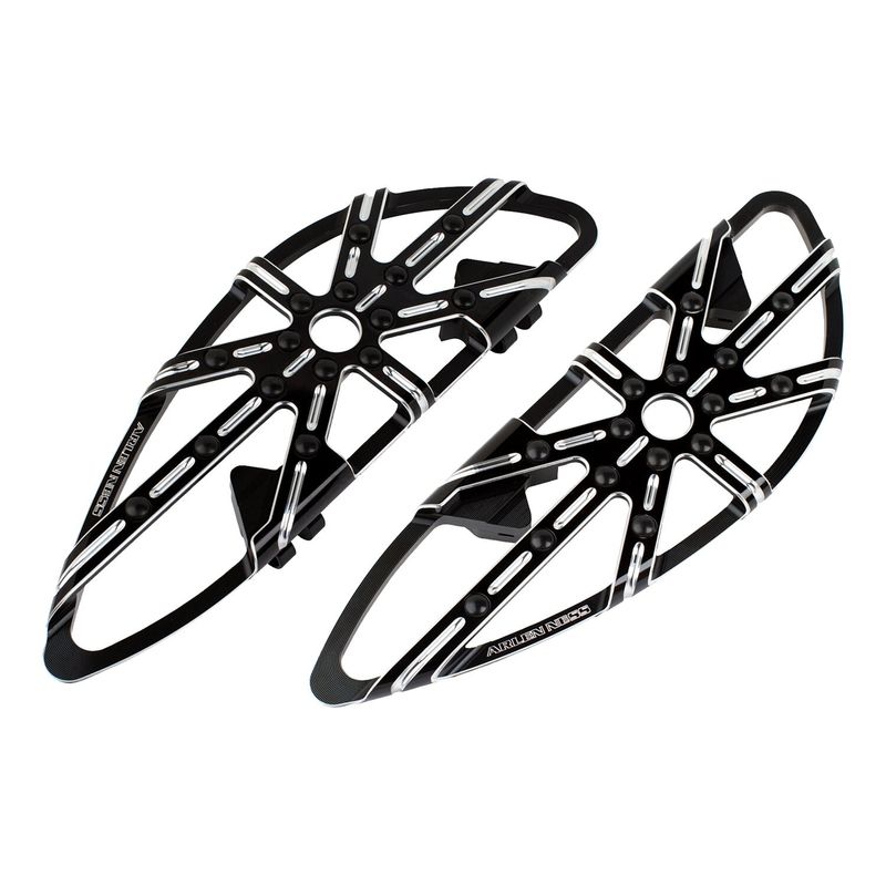 Fotplattor Arlen Ness 10-Gauge CC svart Rider FL Softail 86-17 m.fl.