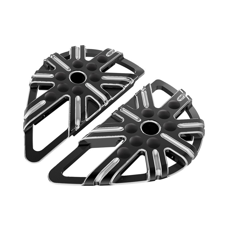 Fotplattor Arlen Ness 10-Gauge CC svart FLT/Touring 86-26