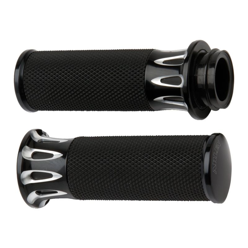 Handtag Arlen Ness Fusion billet svart 74-22H-D with single or dual