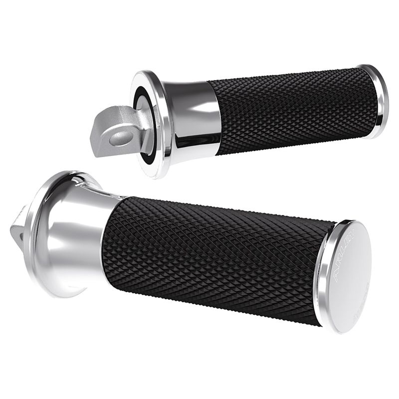 Fotpinnar Arlen Ness Fusion slät krom