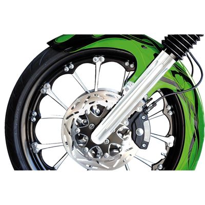 Framgaffel Arlen Ness dubbel FLT/Touring 00-07 krom