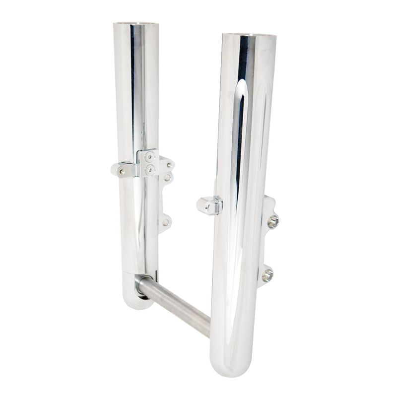 Gaffelben Arlen Ness Hot Legs dubbla bromsskivor Deep Cut krom FLT/Touring 08-13