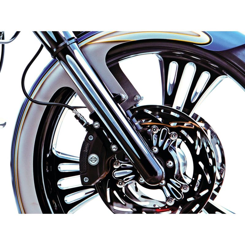 Framgaffel Arlen Ness dubbel svart FLT/Touring 08-13