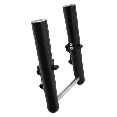 Arlen Ness, 49mm hot legs dual disc smooth, black