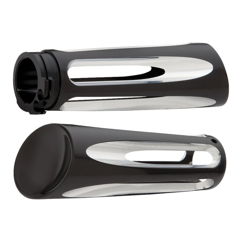 Handtag styre Arlen Ness Deep billet svart 74-22