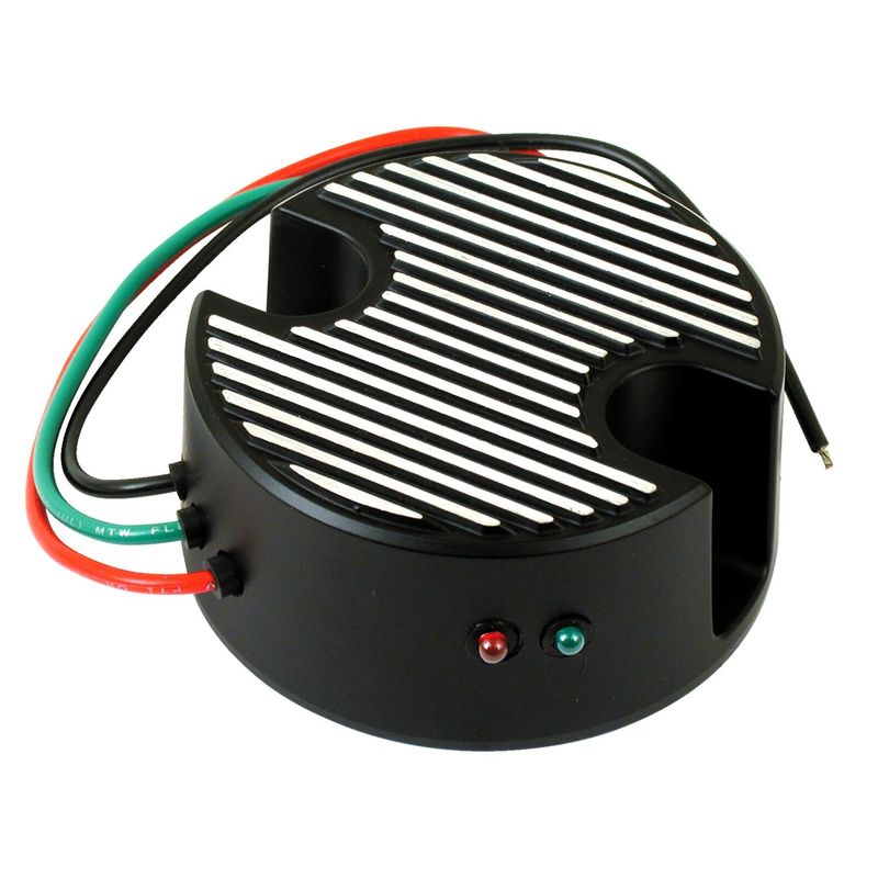 Spänningsregulator Transpo Solid-State 12 V svart Big Twin 65-69