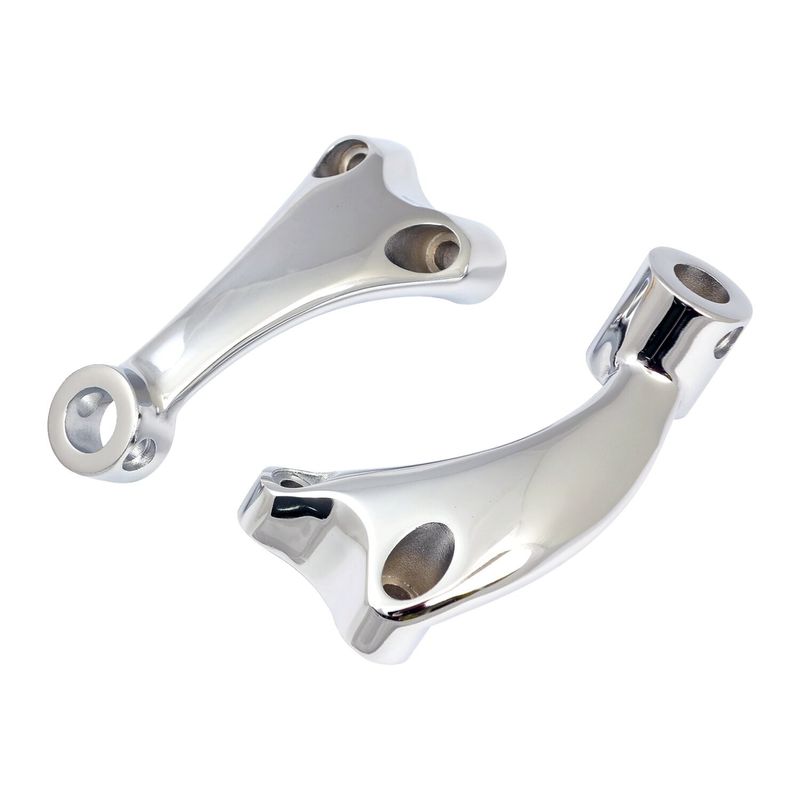 Fotpinne MCS XL Sportster krom XL883C/1200C 04-20