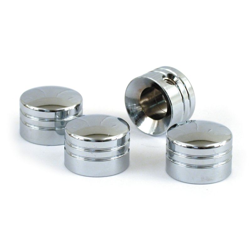 Skruvkåpssats MCS Grooved krom L85-17 Big Twin