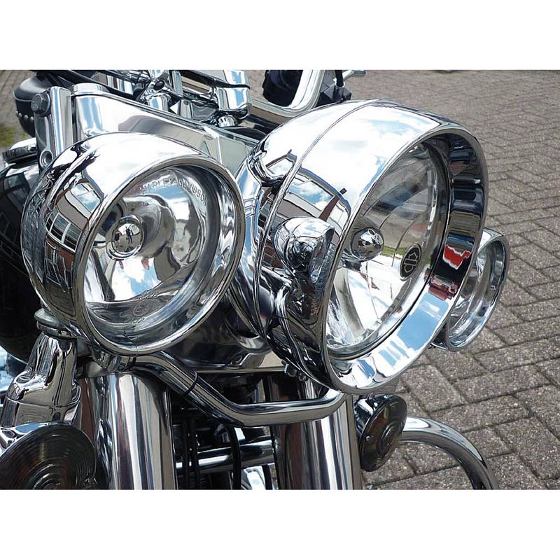 Dekorring MCS 7" krom FLS/S/TF/TFB/TFBS, FLSTN 94-17