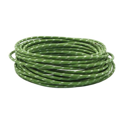 Classic cloth covered wiring, 25ft. roll. White/black