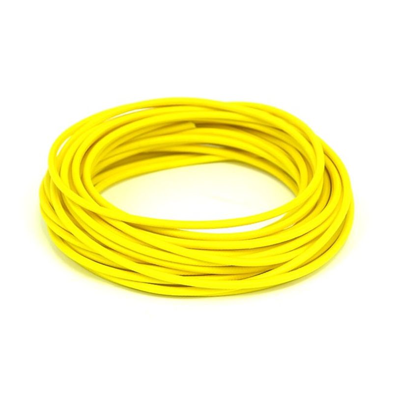 Elkabel tygklädd klassisk MCS 25 ft gul