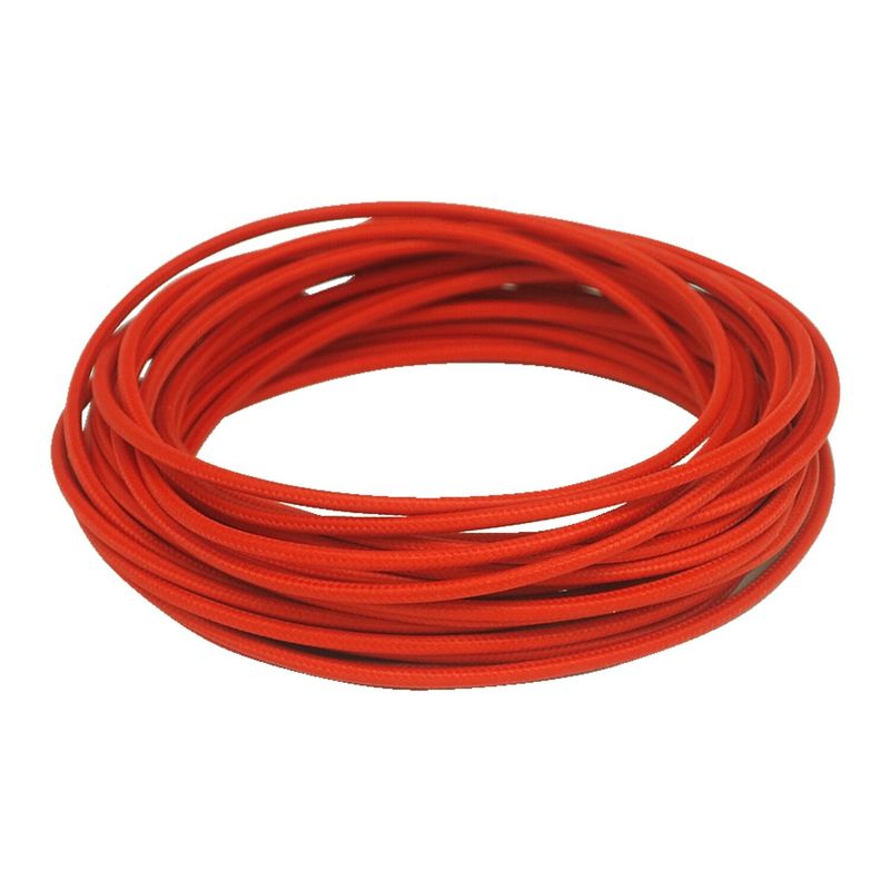 Classic cloth covered wiring, 25ft. roll. White/black