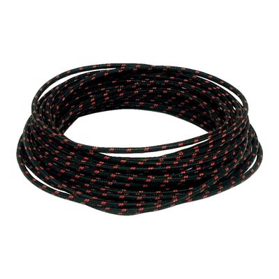 Classic cloth covered wiring, 25ft. roll. White/black