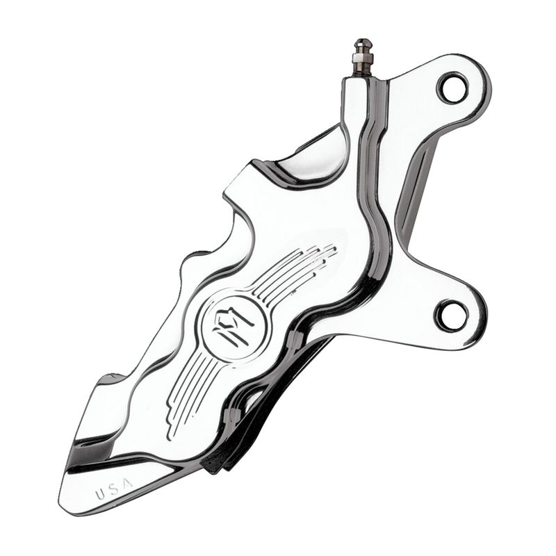 Bromsok fram Performance Machine PM 6 112x 6b 13" höger Softail 00-14 krom
