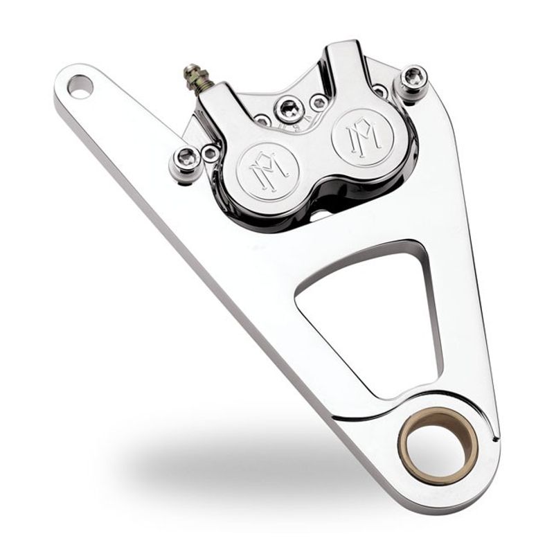 Fäste bromsok fram Performance Machine PM 4 11.5 höger krom Softail FXSTS Springers 88-99