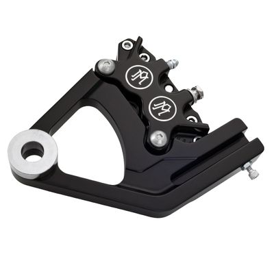 Fäste bromsok bak Performance Machine PM 4 CC svart Softail with up to 240mm tire