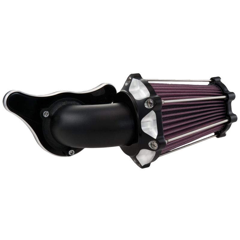 Luftfiltersats Performance Machine 0206-2050-BM PM FASTair CC svart Softail 16-17