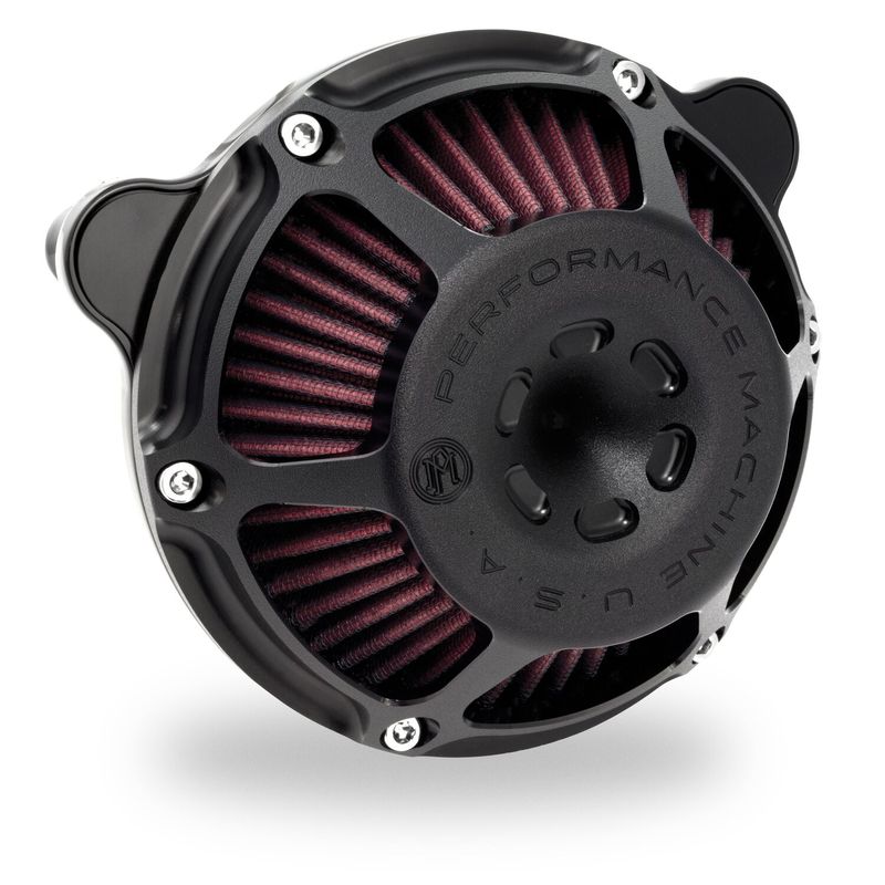 Luftfiltersats Performance Machine 0206-2080-SMB PM Max HP svart XL Sportster 91-22