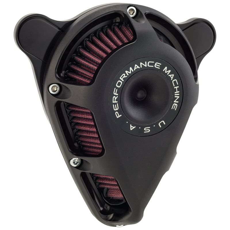 Luftfiltersats Performance Machine 0206-2114-SMB PM Jet Ops svart XL Sportster 91-22