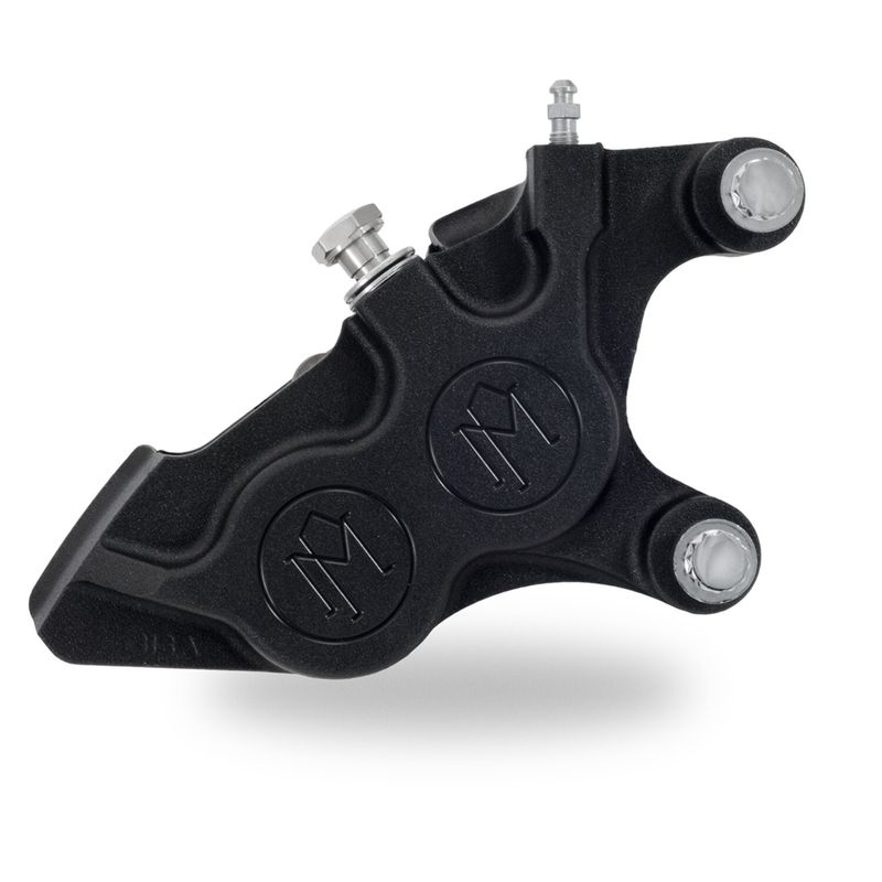 Bromsok 4-kolvs höger fram Performance Machine PM 137x4B bult-på 11.5" Black Ops Softail 00-14 m.fl.