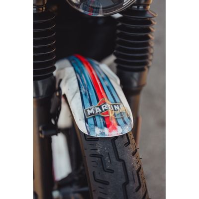 Framskärm Cult-Werk Old School RH975 Nightster RH975 22-26 mattsvart