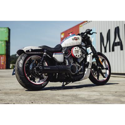 Luftfilterlock Cult-Werk mattsvart spårad RH975 Nightster 22-26