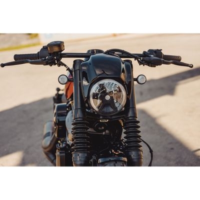 Blinkersfäste fram Cult-Werk svart Nightster RH975 22-26