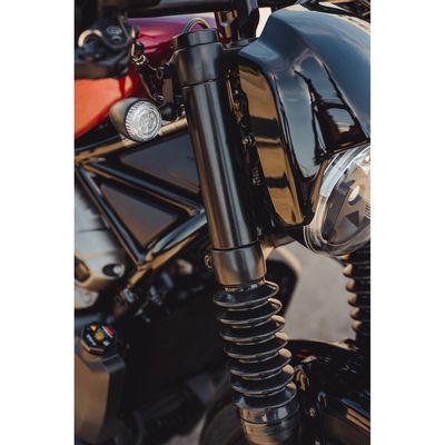 Kåpor gaffelrör Cult-Werk övre lång svart RH975 Nightster 22-26