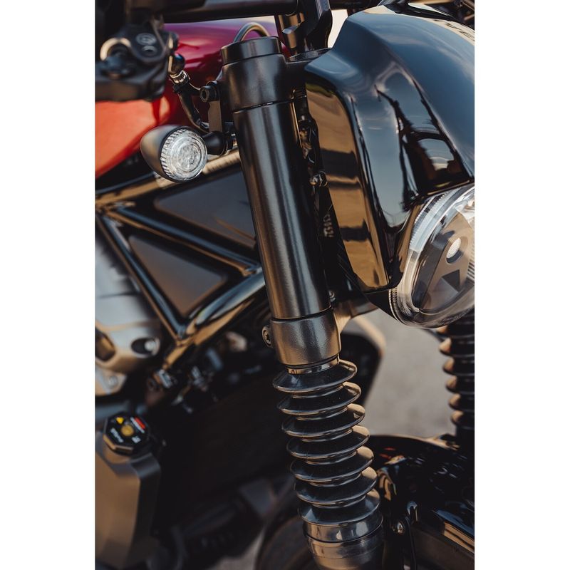 Kåpor gaffelrör Cult-Werk övre lång svart RH975 Nightster 22-26