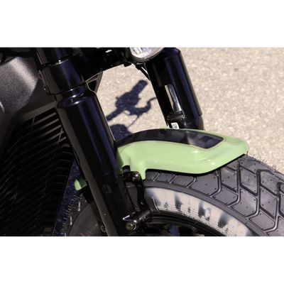 Framskärm Cult-Werk Old School blanksvart Indian Scout 15-24