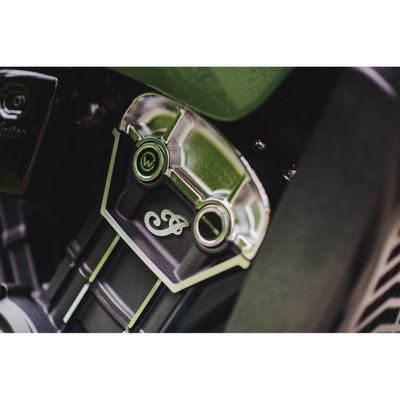 Kåpa kamaxel Cult-Werk blanksvart Indian Scout 17-24 (4-pack)