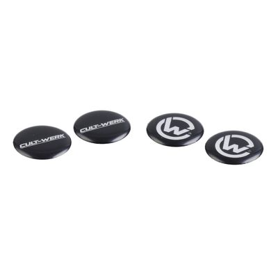 Kåpa kamaxel Cult-Werk blanksvart Indian Scout 17-24 (4-pack)