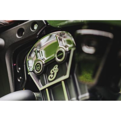 Kåpa kamaxel Cult-Werk blanksvart Indian Scout 17-24 (4-pack)