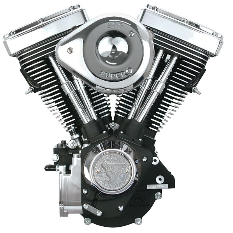 Kamaxel S&S V 80" svart Evo Big Twin 84-99